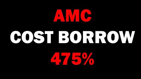 It&39;s only stayed at 26 with every share of amc borrowed. . Amc cost to borrow